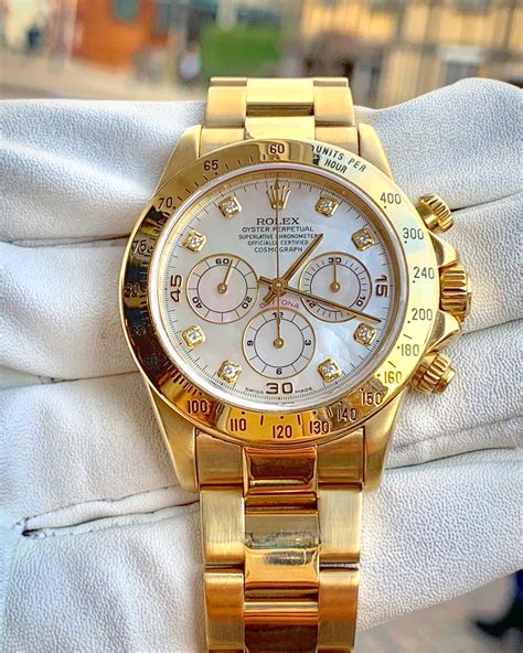 yellow gold rolex daytona for sale|daytona Rolex gold price.